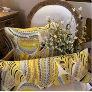 TRINA TURK SCHUMACHER PISCES PILLOW COVER-RETRO, MOD, GLAM! INDOOR/OUTDOOR-RAD!